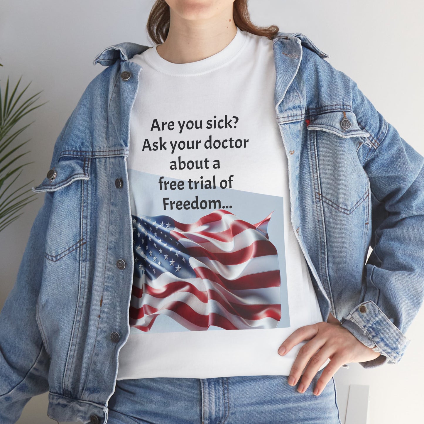 Freedom Prescription Tee, Unisex Humor Tee, 4th of July Shirt, American Pride T-Shirt, Fun Gift for Patriots