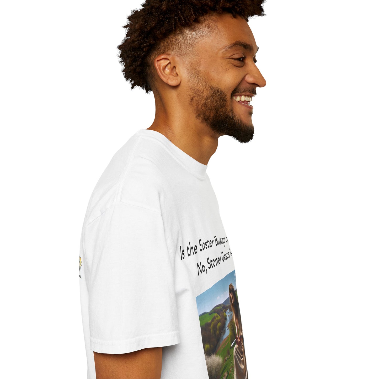 Stoner Jesus T-Shirt - Unisex, Dyed T-shirt for 4/20 Celebrations