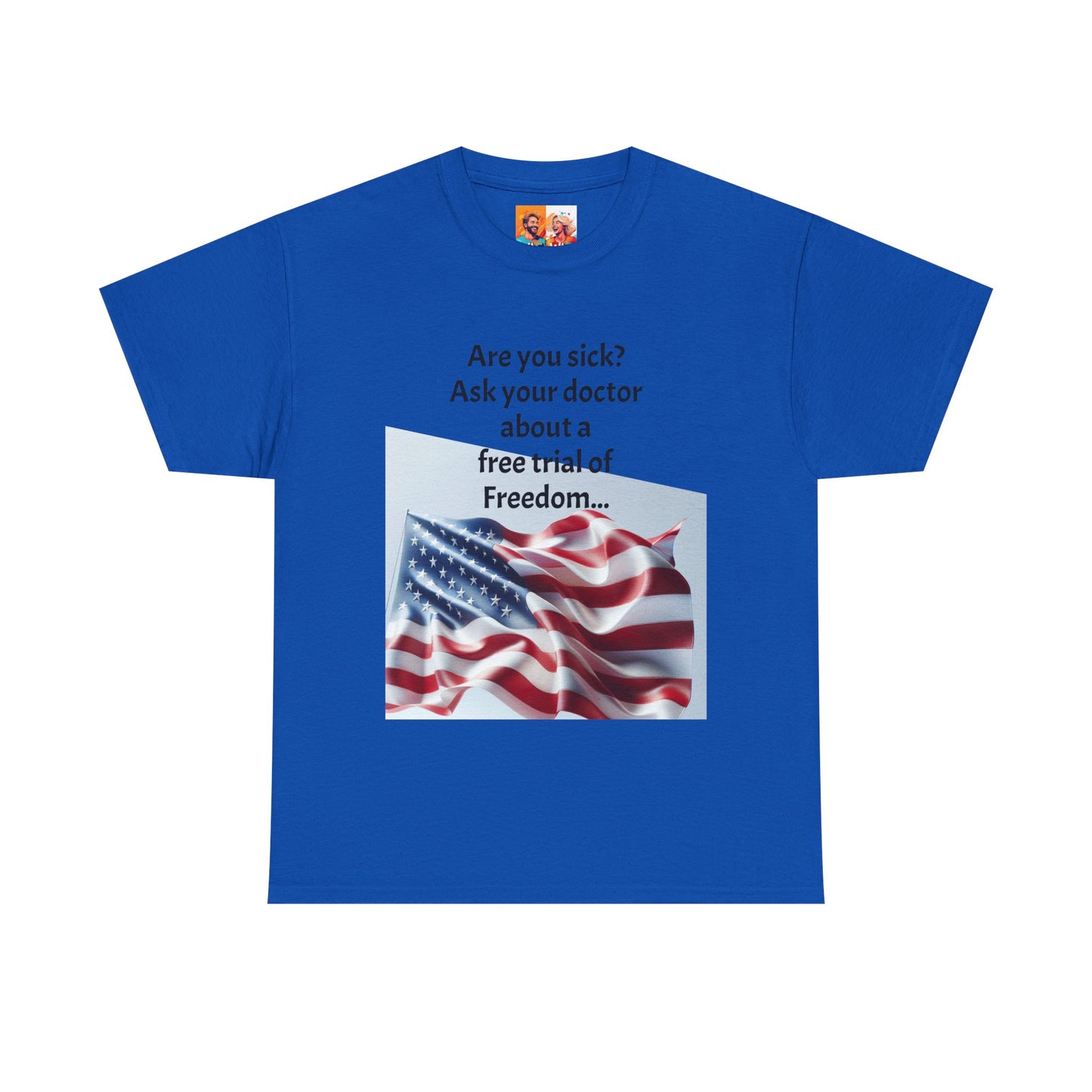 Freedom Prescription Tee, Unisex Humor Tee, 4th of July Shirt, American Pride T-Shirt, Fun Gift for Patriots