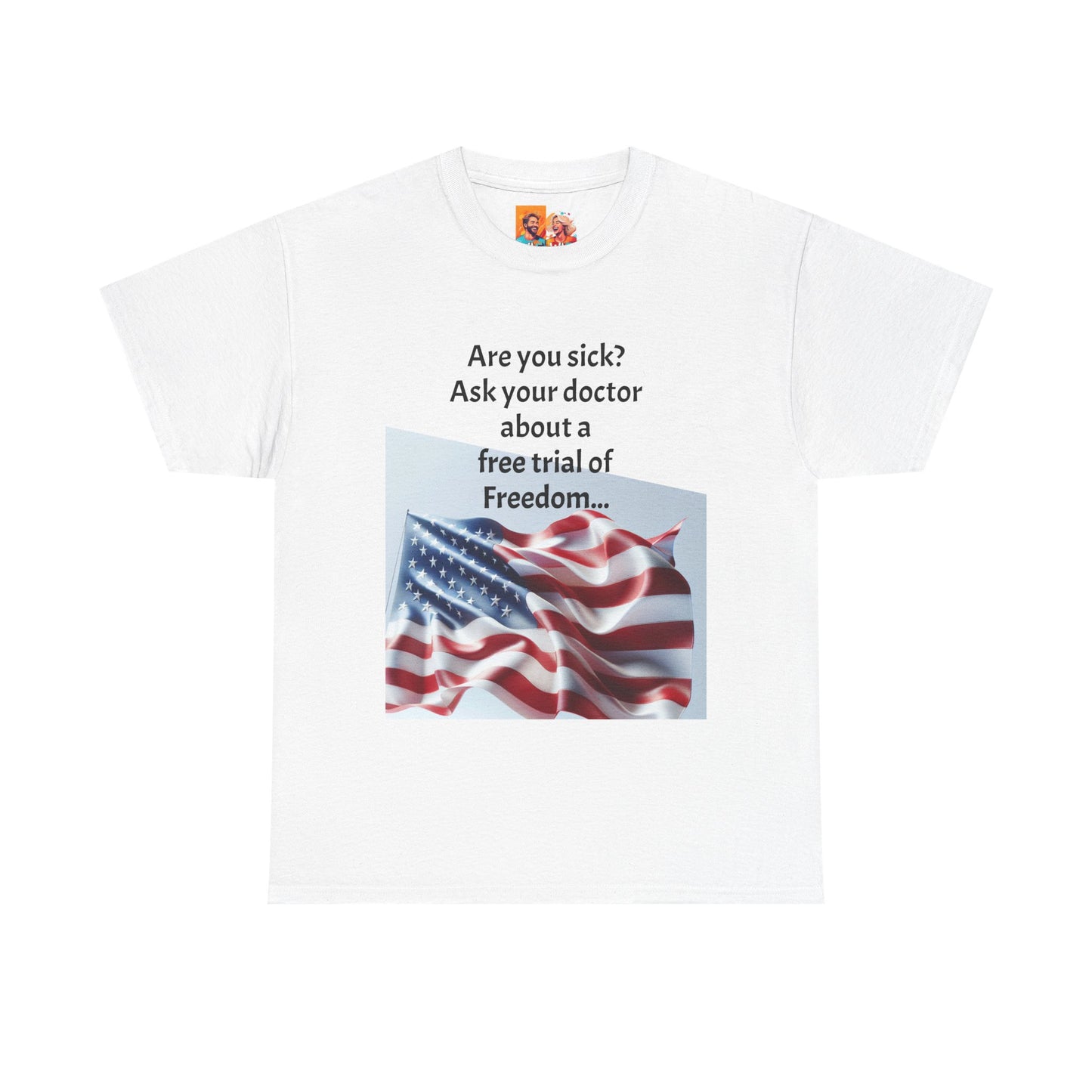 Freedom Prescription Tee, Unisex Humor Tee, 4th of July Shirt, American Pride T-Shirt, Fun Gift for Patriots