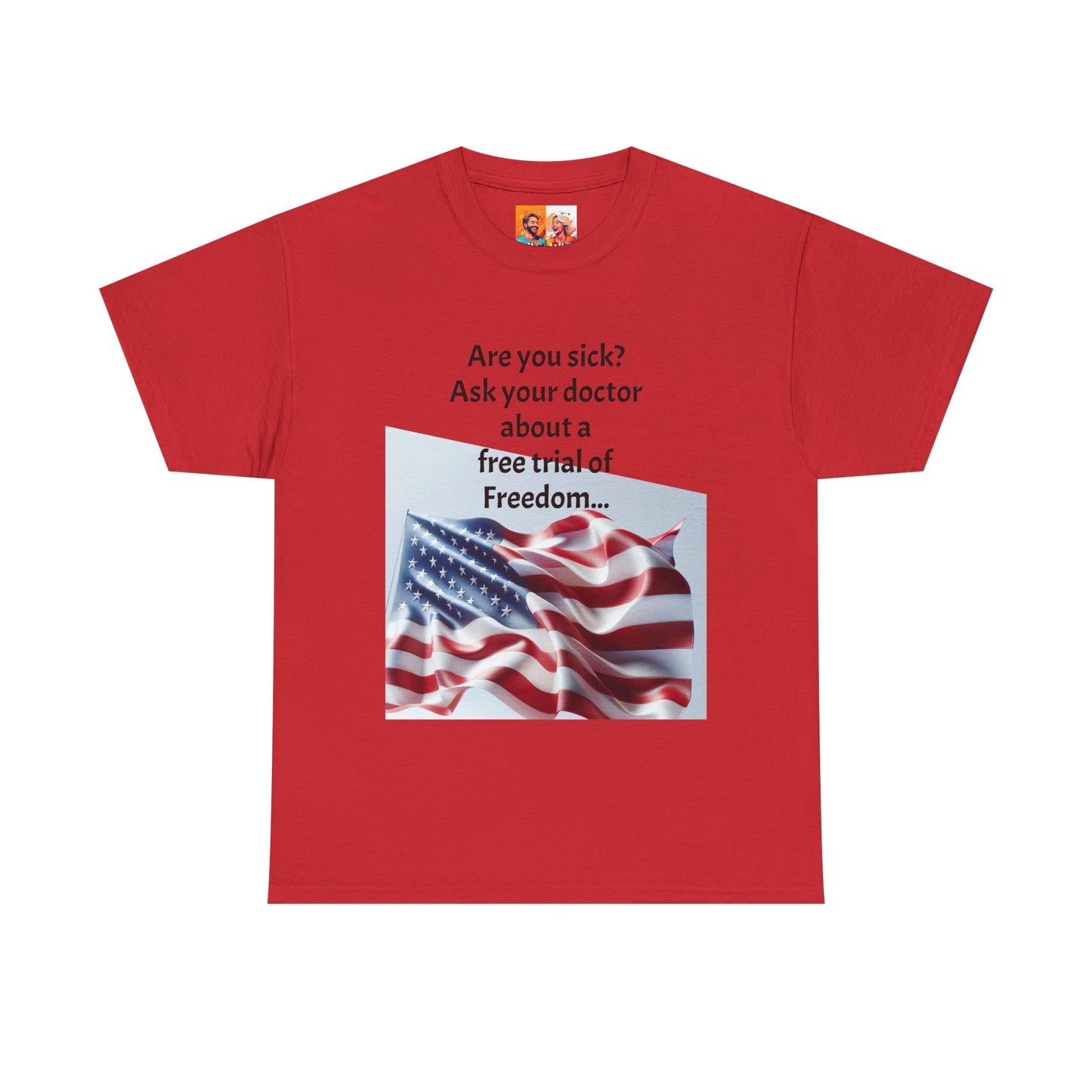 Freedom Prescription Tee, Unisex Humor Tee, 4th of July Shirt, American Pride T-Shirt, Fun Gift for Patriots