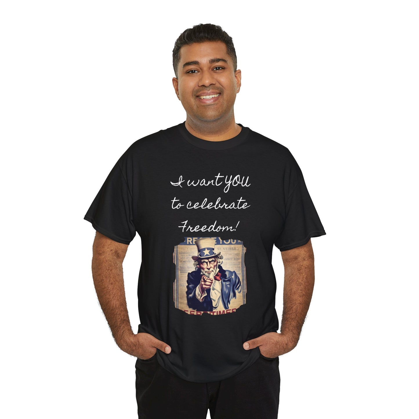 Celebrate Freedom Tee, Independence Day Shirt, Unisex Cotton Top, Freedom Celebration Outfit, USA Pride Apparel, 4th of July Gift